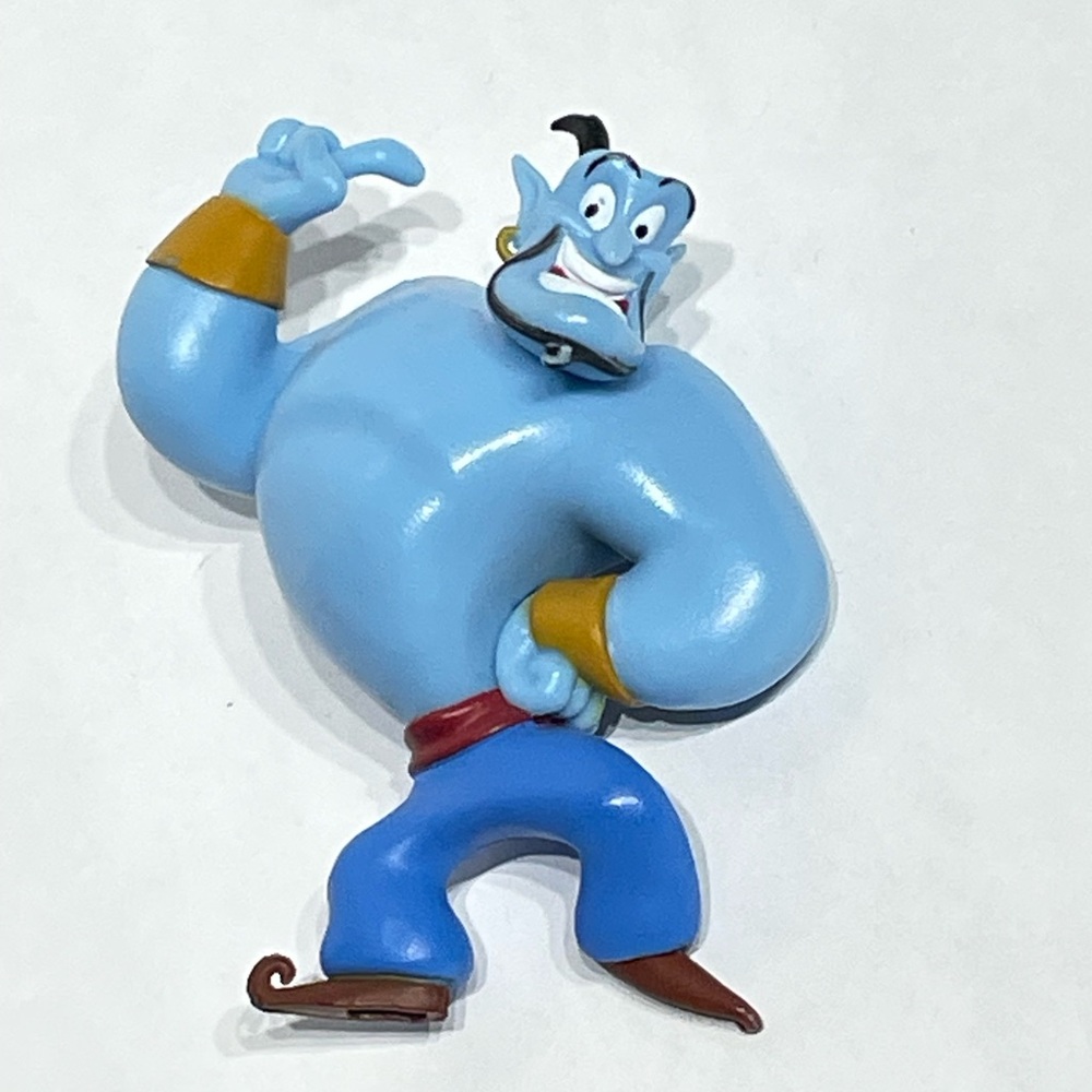 3” Disney Aladdin Genie Figure Robin Williams Vintage Excellent Condition